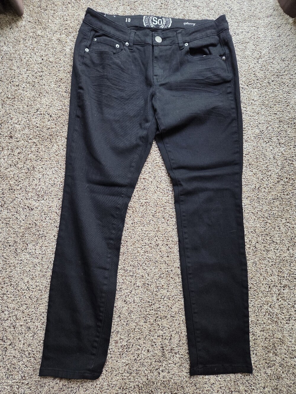 SO Juniors' Black Skinny Jeans - Sleek Slim Fit